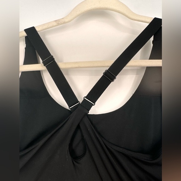 Cross back Yoga Dress with Built in Shorts - Picture 2 of 4